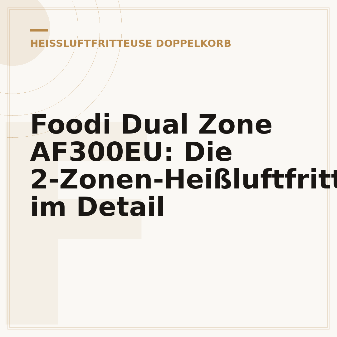 Foodi Dual Zone AF300EU: Die 2-Zonen-Heißluftfritteuse im Detail