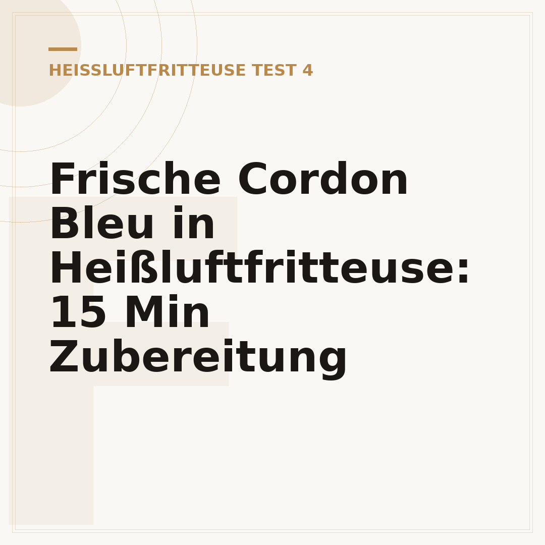 Frische Cordon Bleu in Heißluftfritteuse: 15 Min Zubereitung