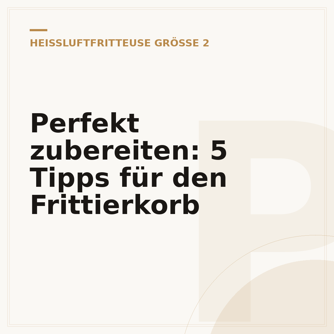 Perfekt zubereiten: 5 Tipps für den Frittierkorb