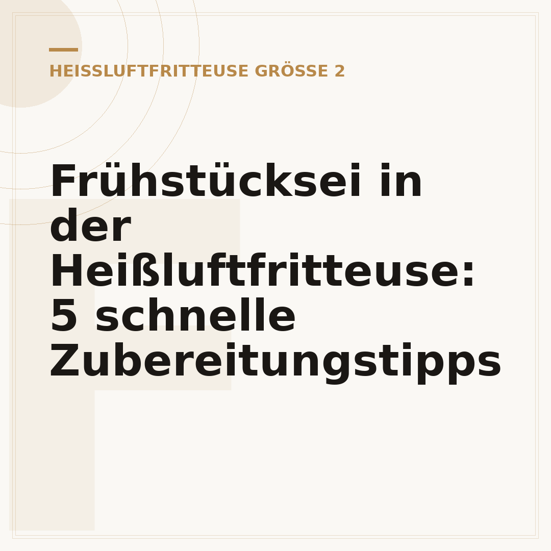 Frühstücksei in der Heißluftfritteuse: 5 schnelle Zubereitungstipps