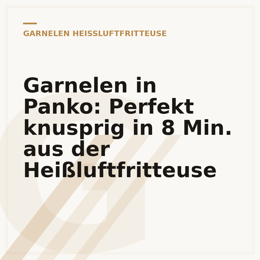 Garnelen in Panko: Perfekt knusprig in 8 Min. aus der Heißluftfritteuse
