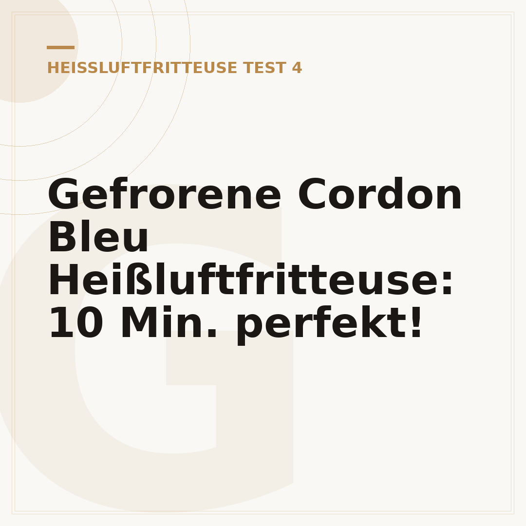 Gefrorene Cordon Bleu Heißluftfritteuse: 10 Min. perfekt!