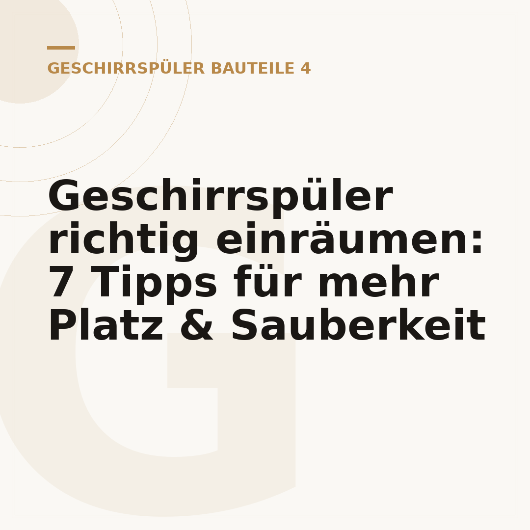 Geschirrspüler richtig einräumen: 7 Tipps für mehr Platz & Sauberkeit