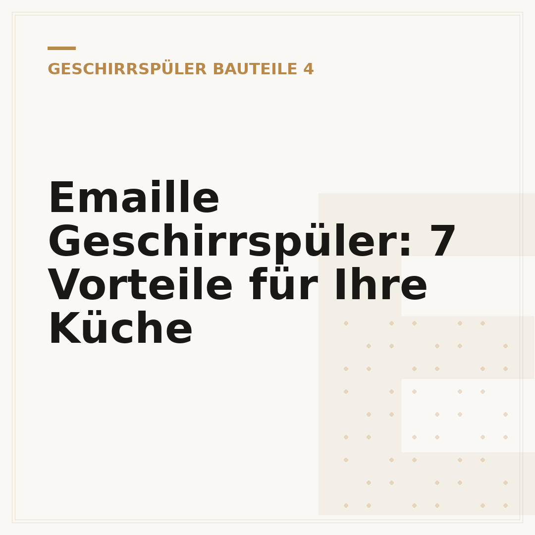 Emaille Geschirrspüler: 7 Vorteile für Ihre Küche