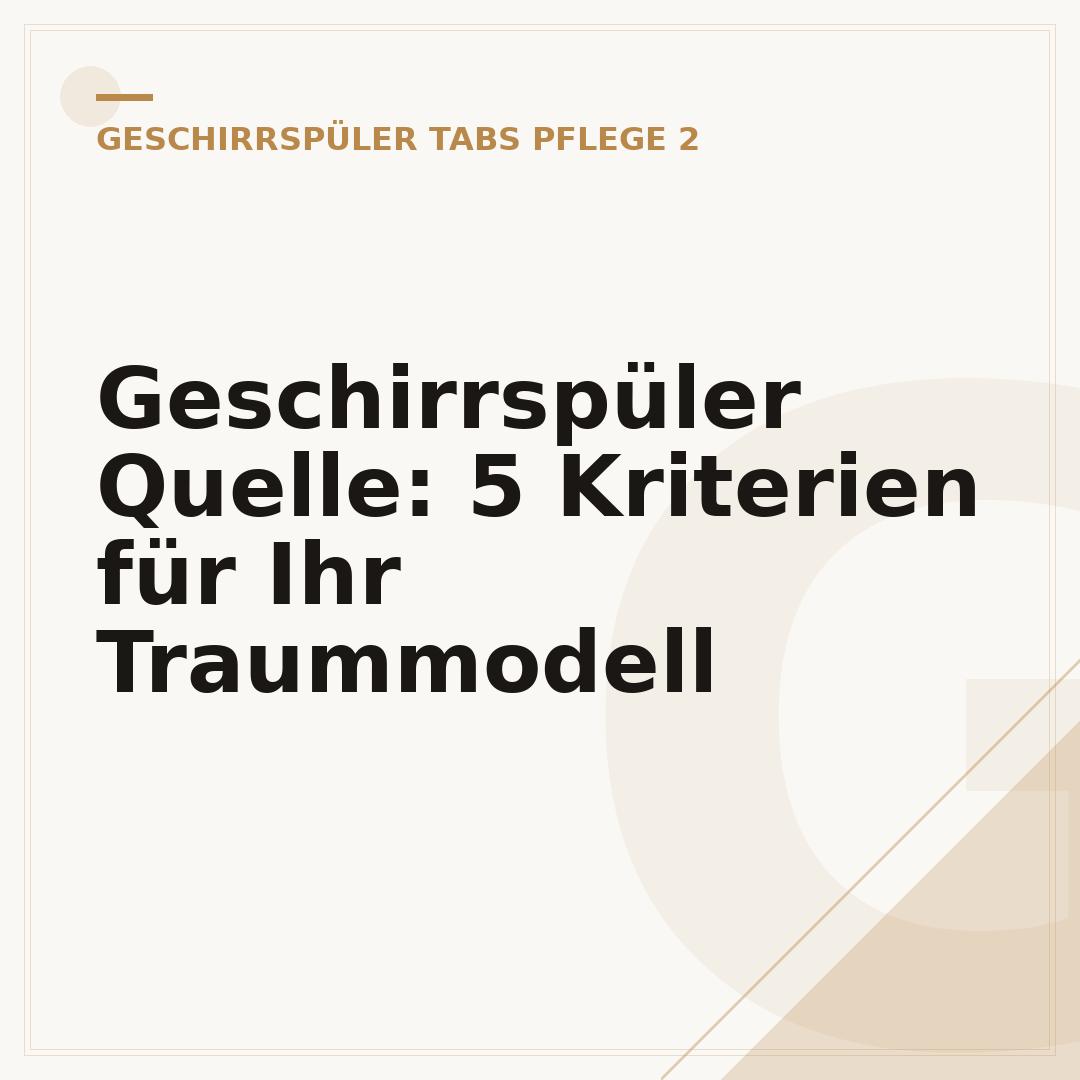 Geschirrspüler Quelle: 5 Kriterien für Ihr Traummodell