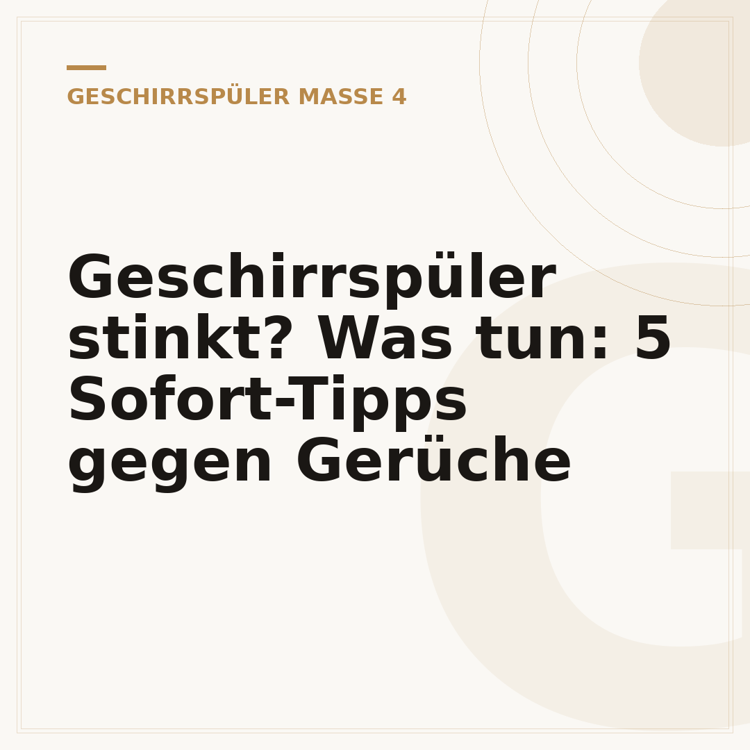 Geschirrspüler stinkt? Was tun: 5 Sofort-Tipps gegen Gerüche