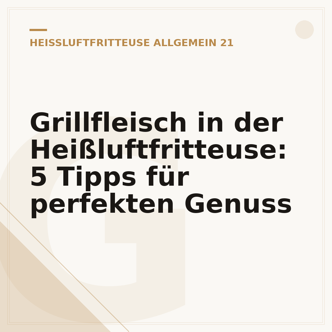 Grillfleisch in der Heißluftfritteuse: 5 Tipps für perfekten Genuss