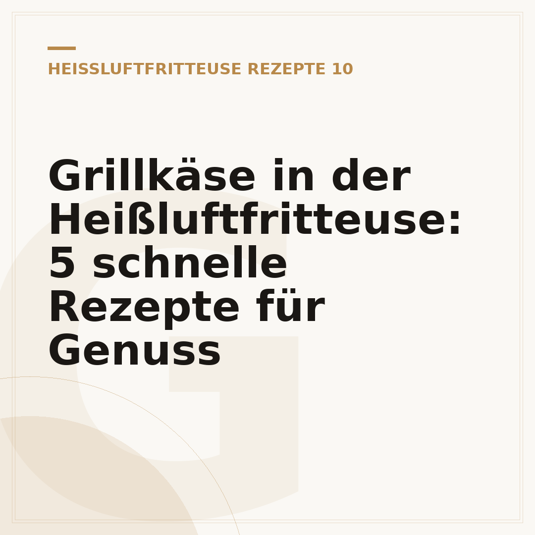 Grillkäse in der Heißluftfritteuse: 5 schnelle Rezepte für Genuss