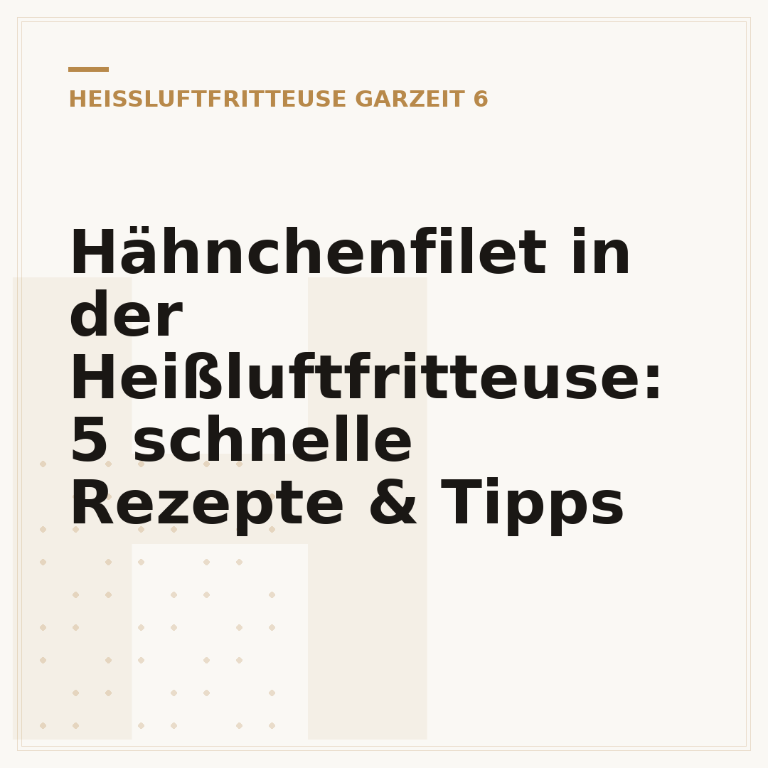 Hähnchenfilet in der Heißluftfritteuse: 5 schnelle Rezepte & Tipps