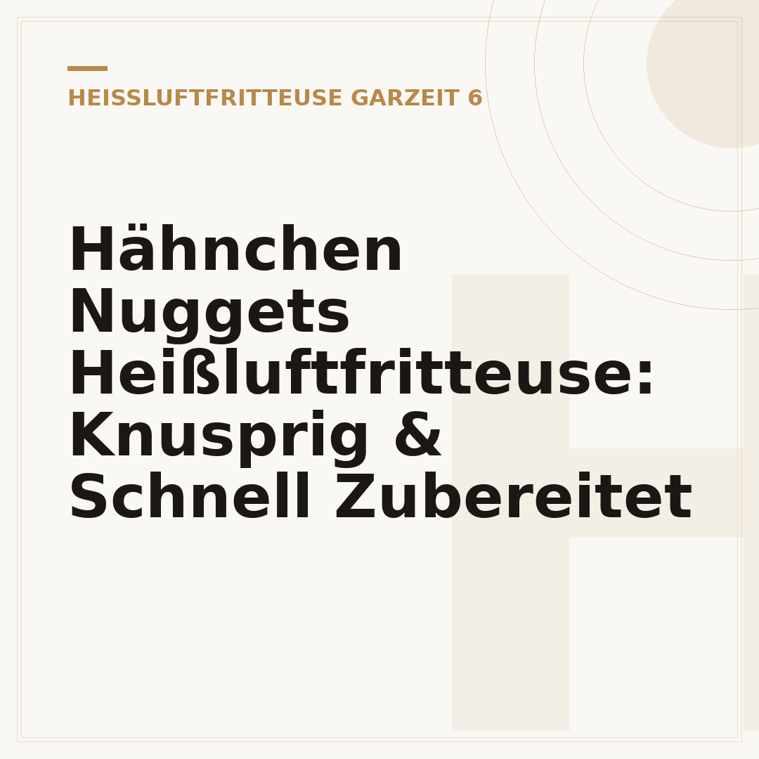 Hähnchen Nuggets Heißluftfritteuse: Knusprig & Schnell Zubereitet
