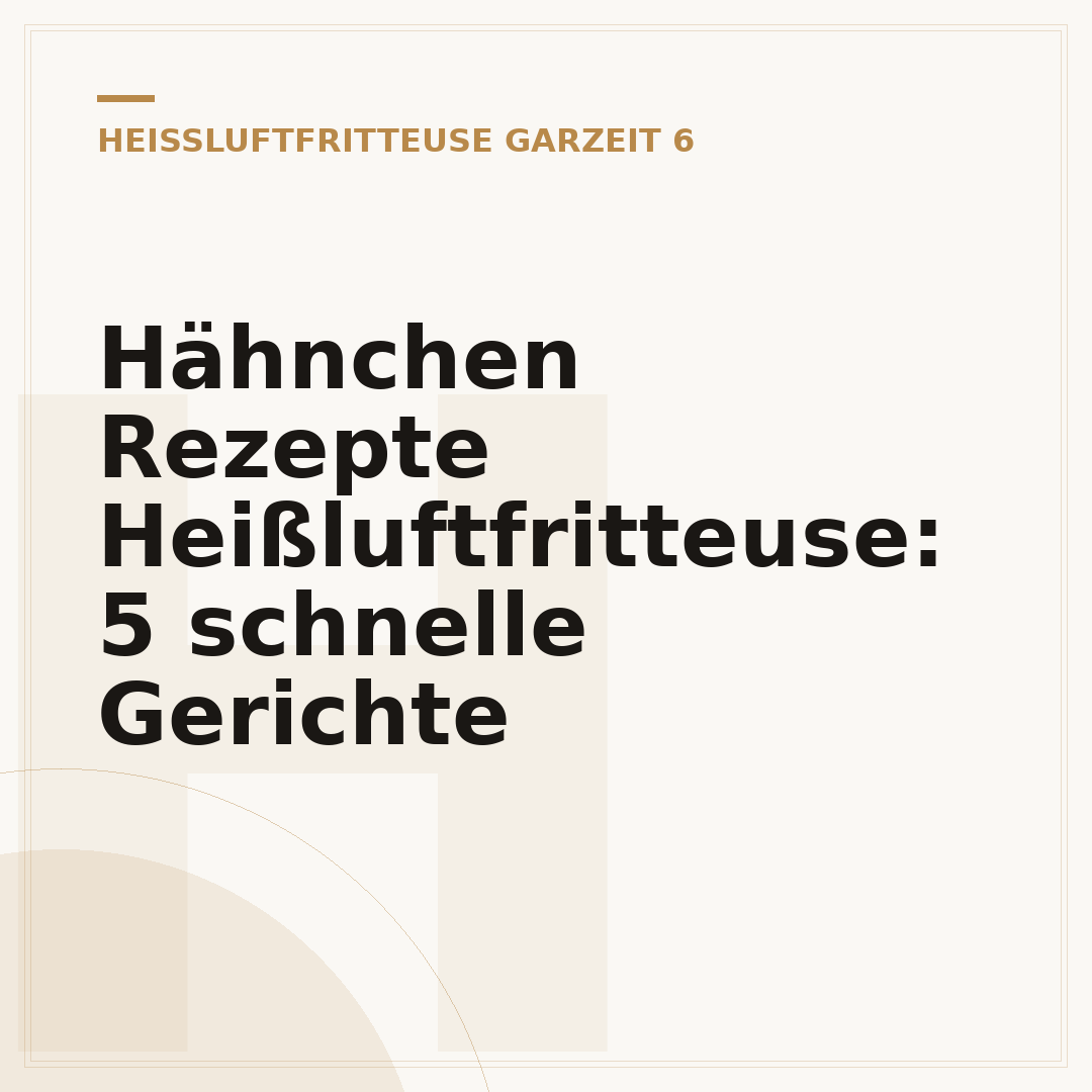 Hähnchen Rezepte Heißluftfritteuse: 5 schnelle Gerichte