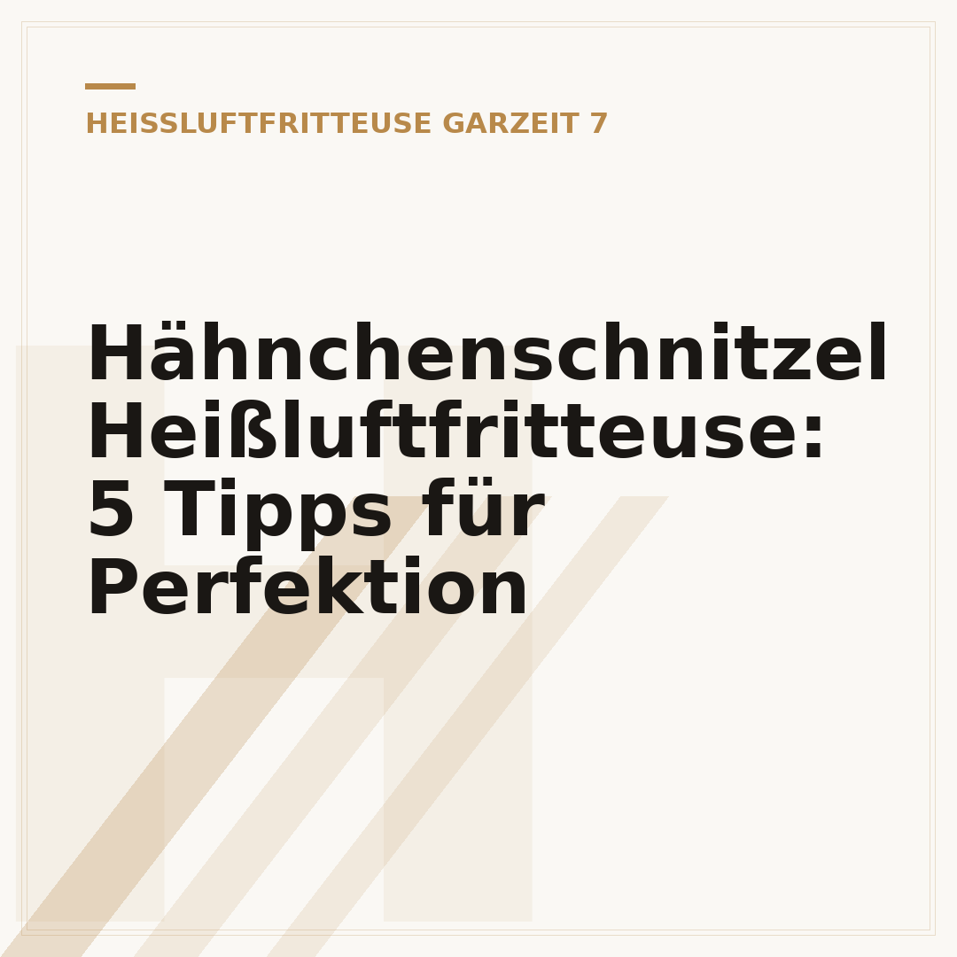 Hähnchenschnitzel Heißluftfritteuse: 5 Tipps für Perfektion