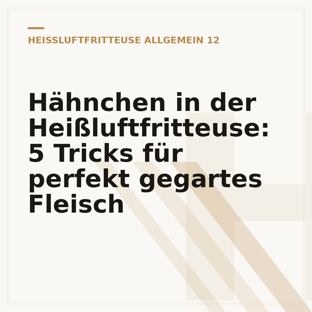 Hähnchen in der Heißluftfritteuse: 5 Tricks für perfekt gegartes Fleisch