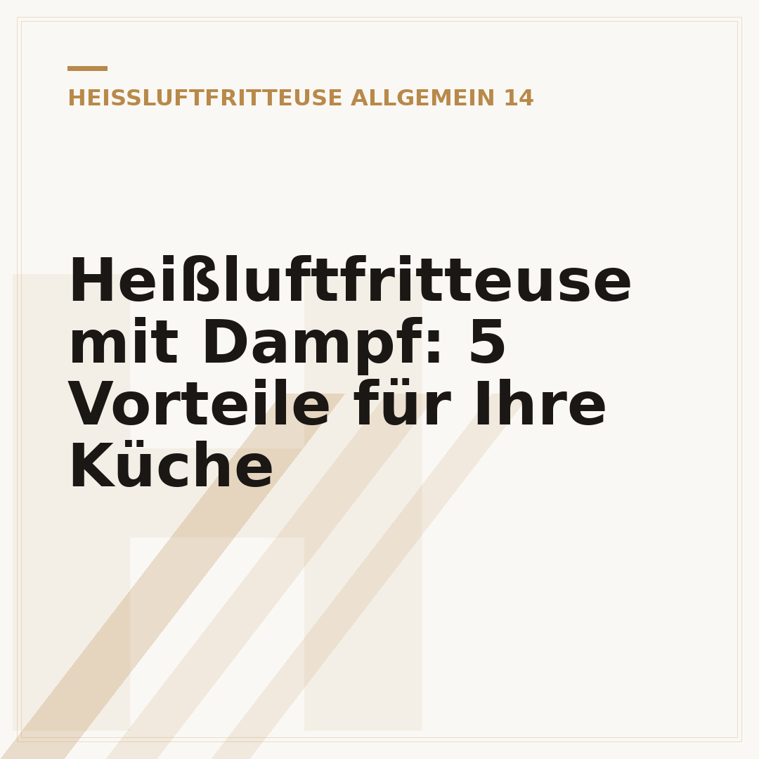 Heißluftfritteuse mit Dampf: 5 Vorteile für Ihre Küche