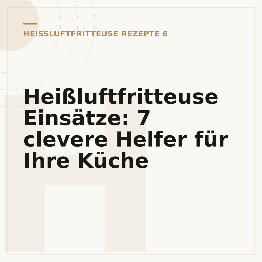 Heißluftfritteuse Einsätze: 7 clevere Helfer für Ihre Küche