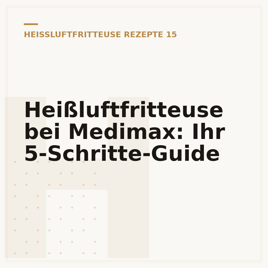 Heißluftfritteuse bei Medimax: Ihr 5-Schritte-Guide