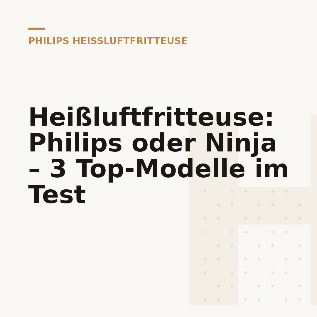 Heißluftfritteuse: Philips oder Ninja – 3 Top-Modelle im Test