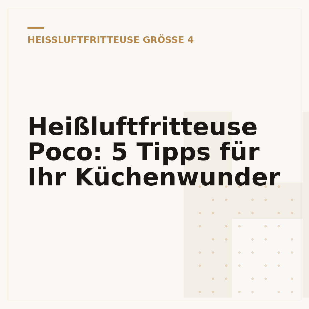 Heißluftfritteuse Poco: 5 Tipps für Ihr Küchenwunder