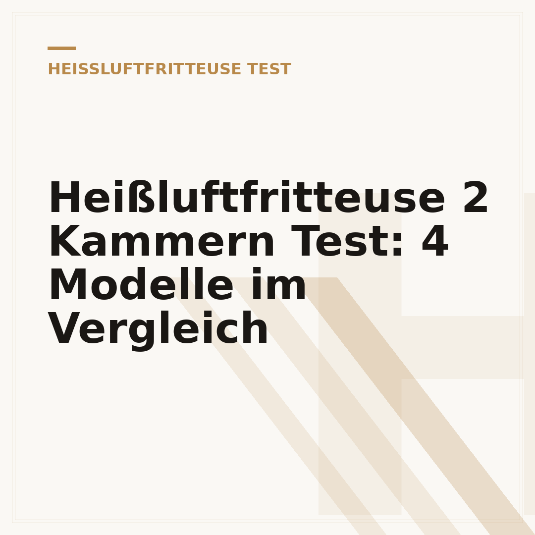 Heißluftfritteuse 2 Kammern Test: 4 Modelle im Vergleich