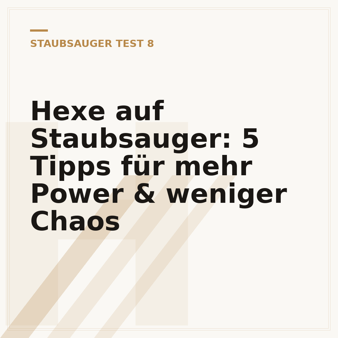 Hexe auf Staubsauger: 5 Tipps für mehr Power & weniger Chaos