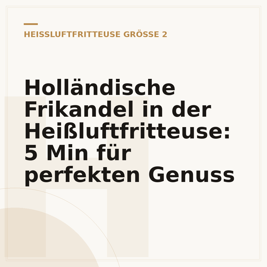 Holländische Frikandel in der Heißluftfritteuse: 5 Min für perfekten Genuss