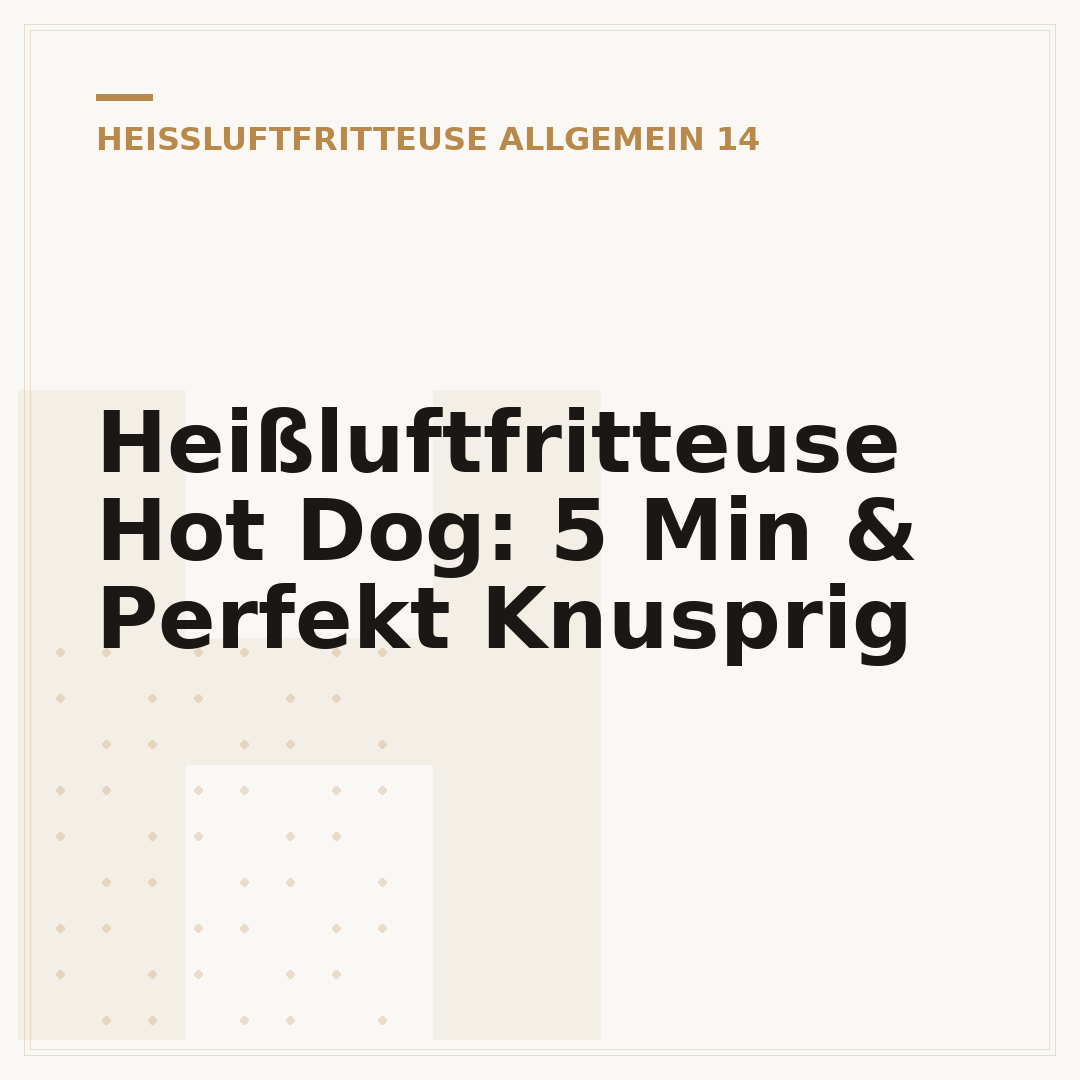 Heißluftfritteuse Hot Dog: 5 Min & Perfekt Knusprig