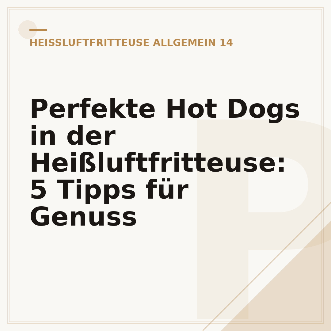 Perfekte Hot Dogs in der Heißluftfritteuse: 5 Tipps für Genuss