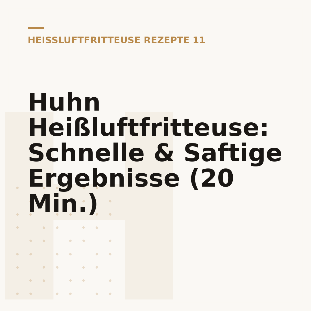 Huhn Heißluftfritteuse: Schnelle & Saftige Ergebnisse (20 Min.)