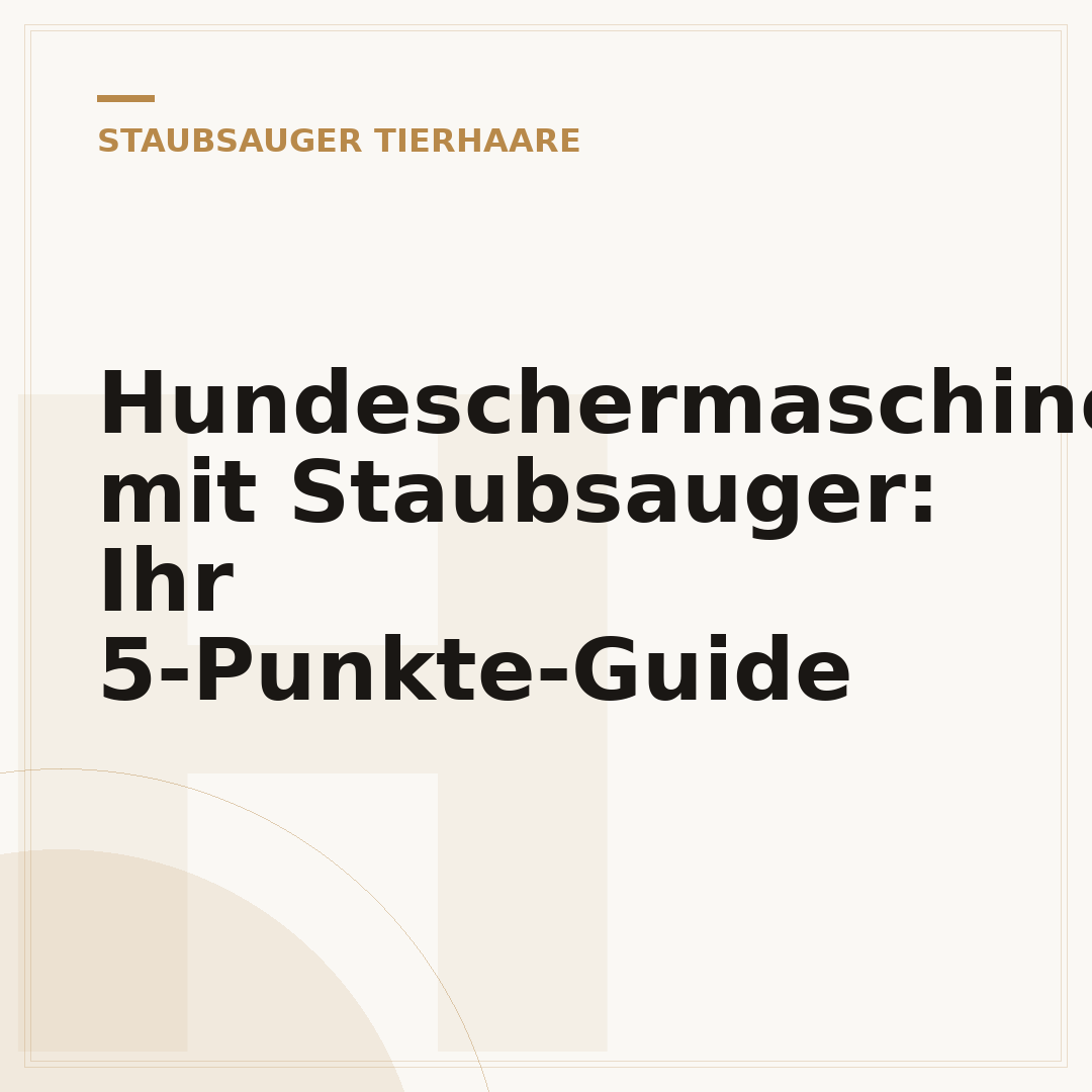 Hundeschermaschine mit Staubsauger: Ihr 5-Punkte-Guide