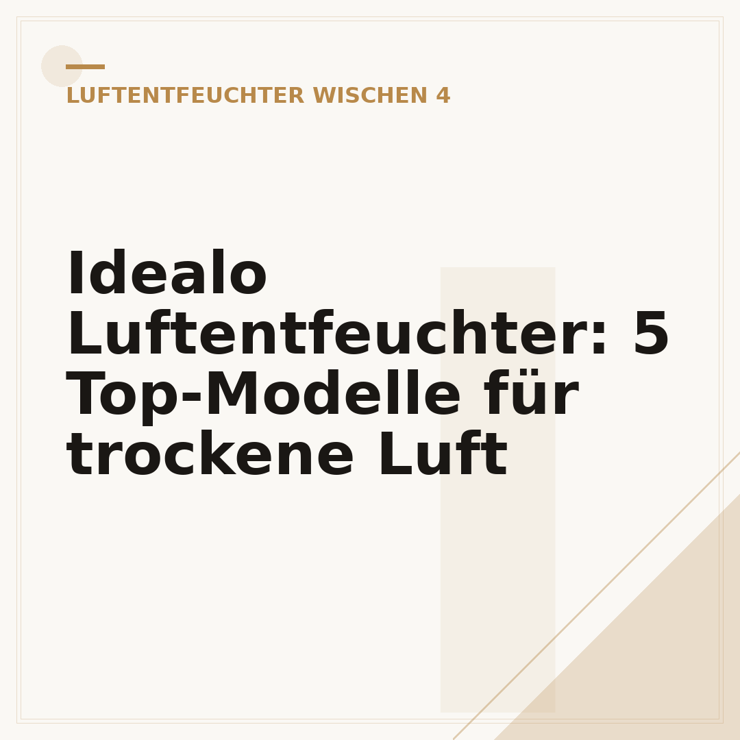 Idealo Luftentfeuchter: 5 Top-Modelle für trockene Luft