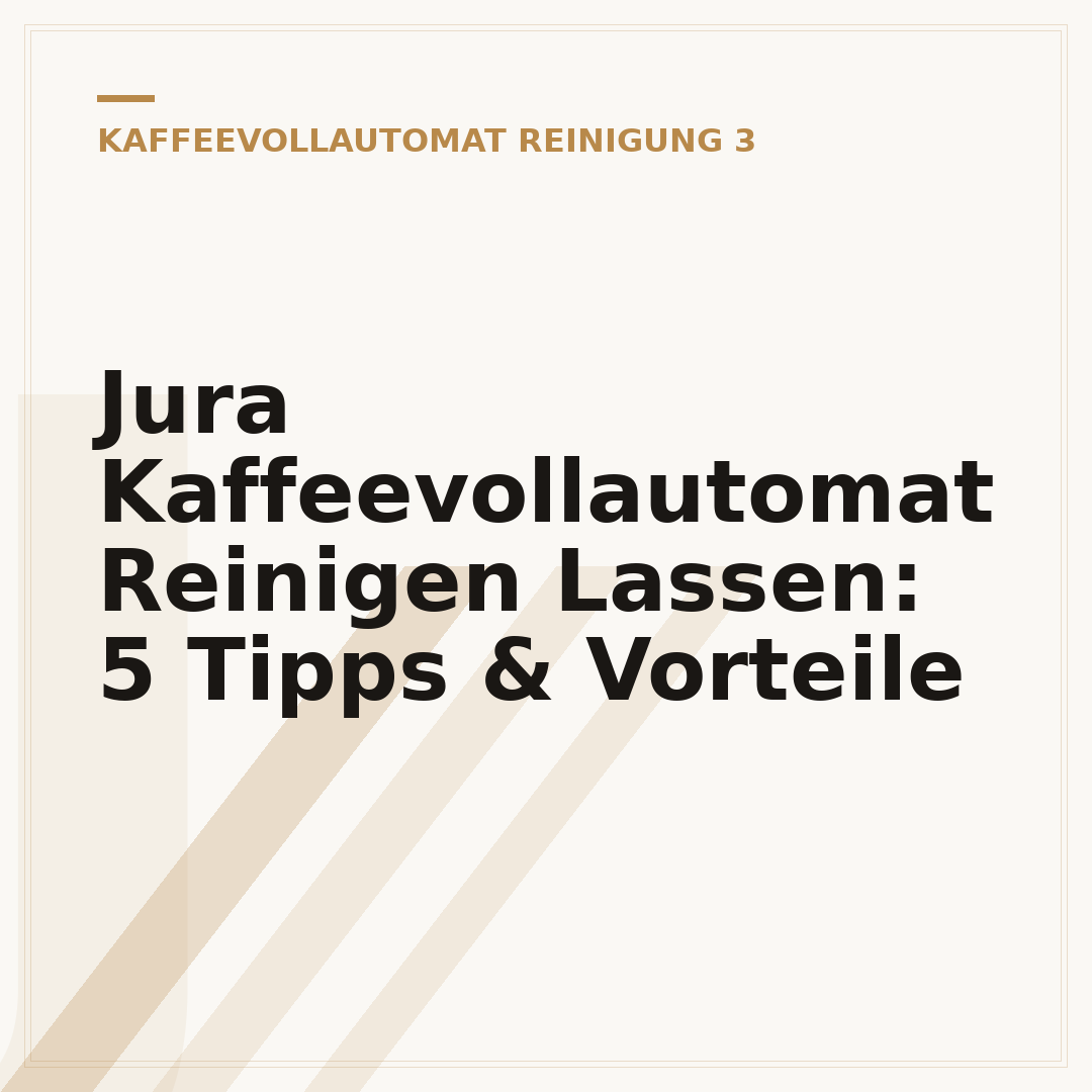 Jura Kaffeevollautomat Reinigen Lassen: 5 Tipps & Vorteile