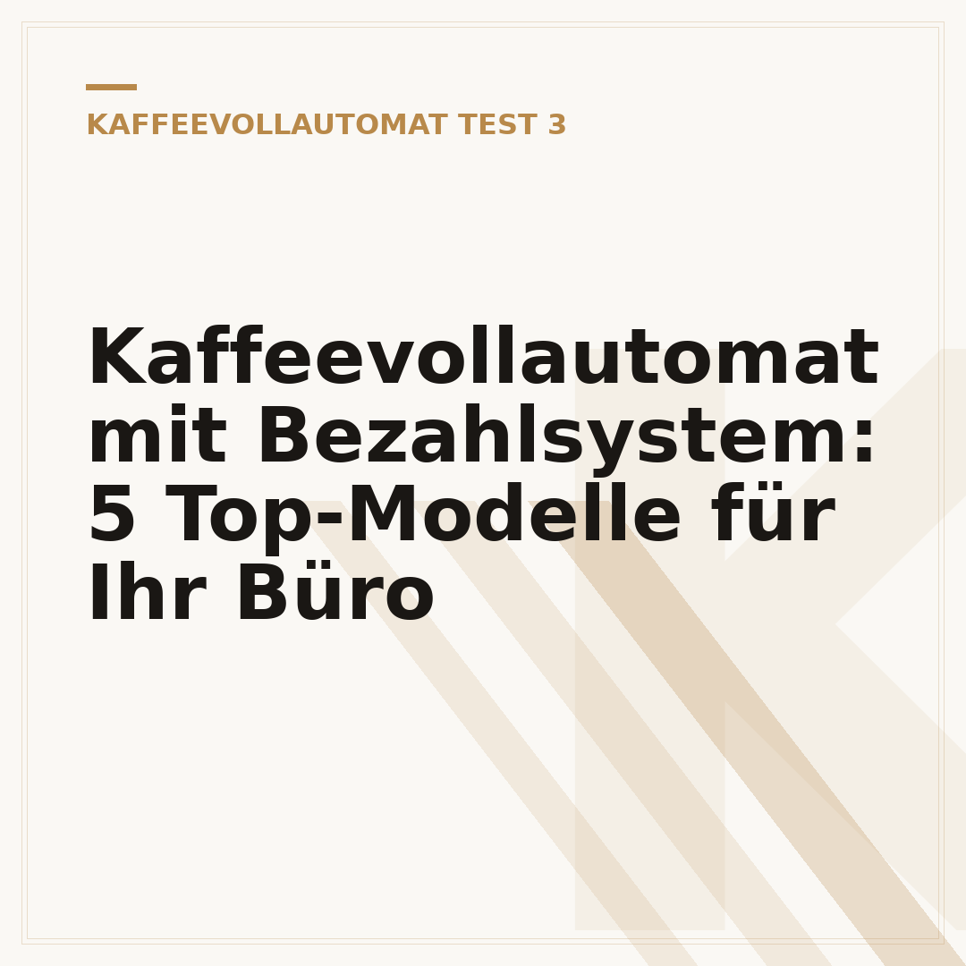 Kaffeevollautomat mit Bezahlsystem: 5 Top-Modelle für Ihr Büro