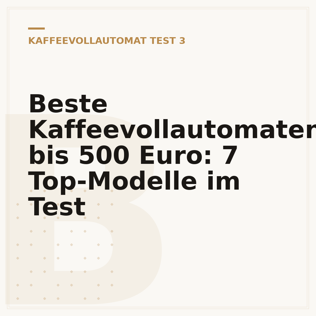 Beste Kaffeevollautomaten bis 500 Euro: 7 Top-Modelle im Test