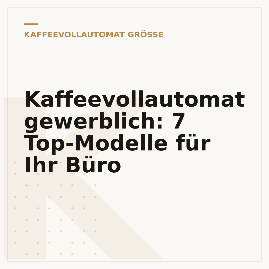 Kaffeevollautomat gewerblich: 7 Top-Modelle für Ihr Büro