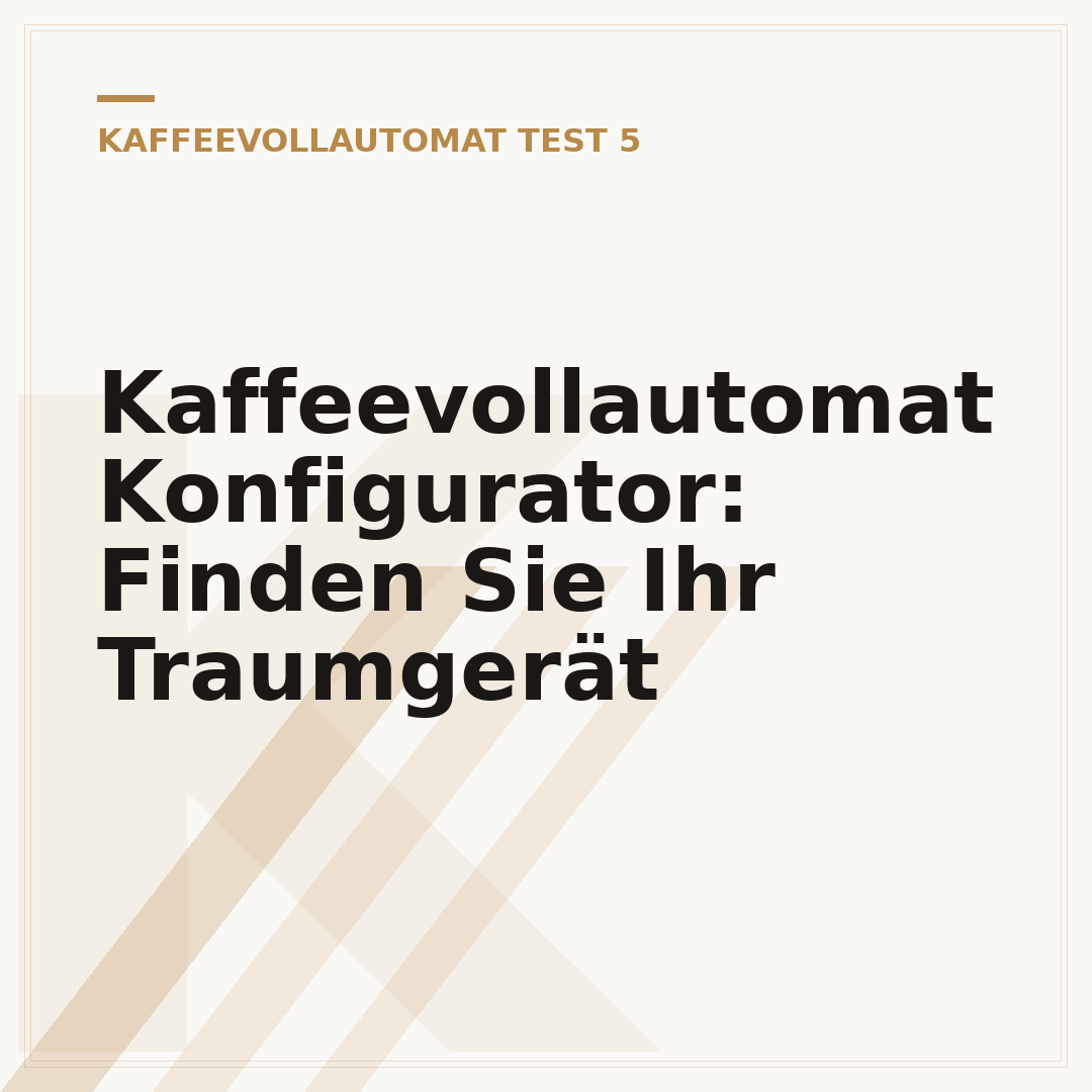 Kaffeevollautomat Konfigurator: Finden Sie Ihr Traumgerät