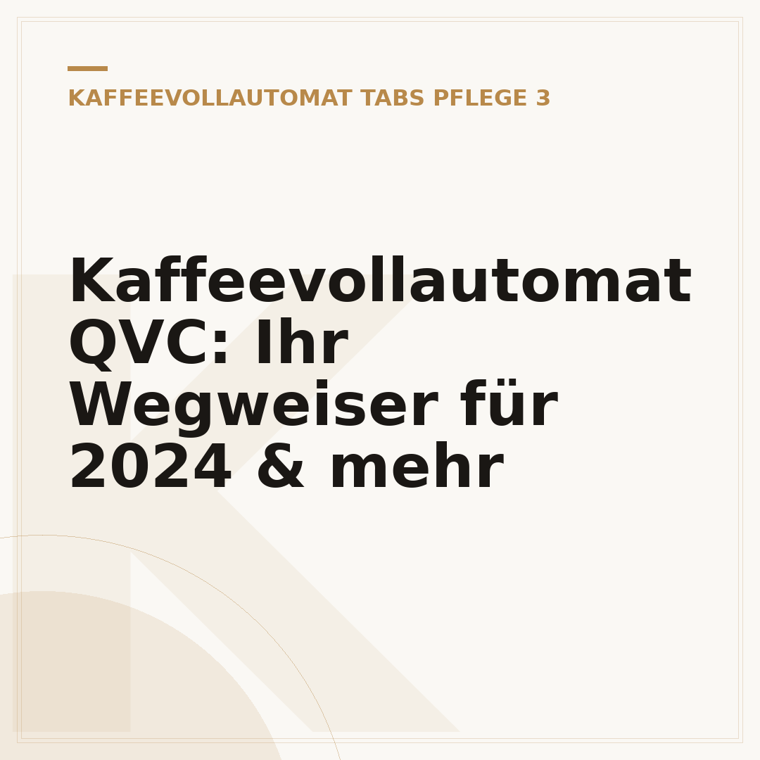 Kaffeevollautomat QVC: Ihr Wegweiser für 2024 & mehr