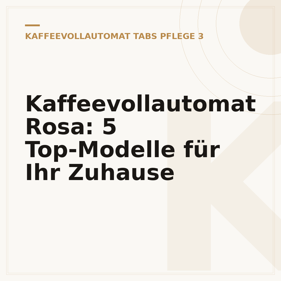 Kaffeevollautomat Rosa: 5 Top-Modelle für Ihr Zuhause