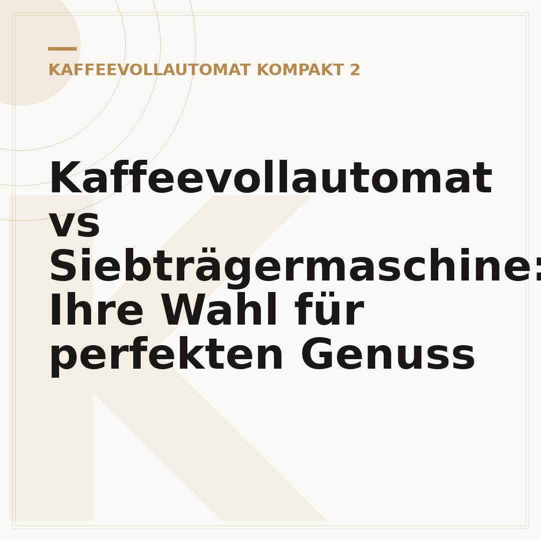Kaffeevollautomat vs Siebträgermaschine: Ihre Wahl für perfekten Genuss
