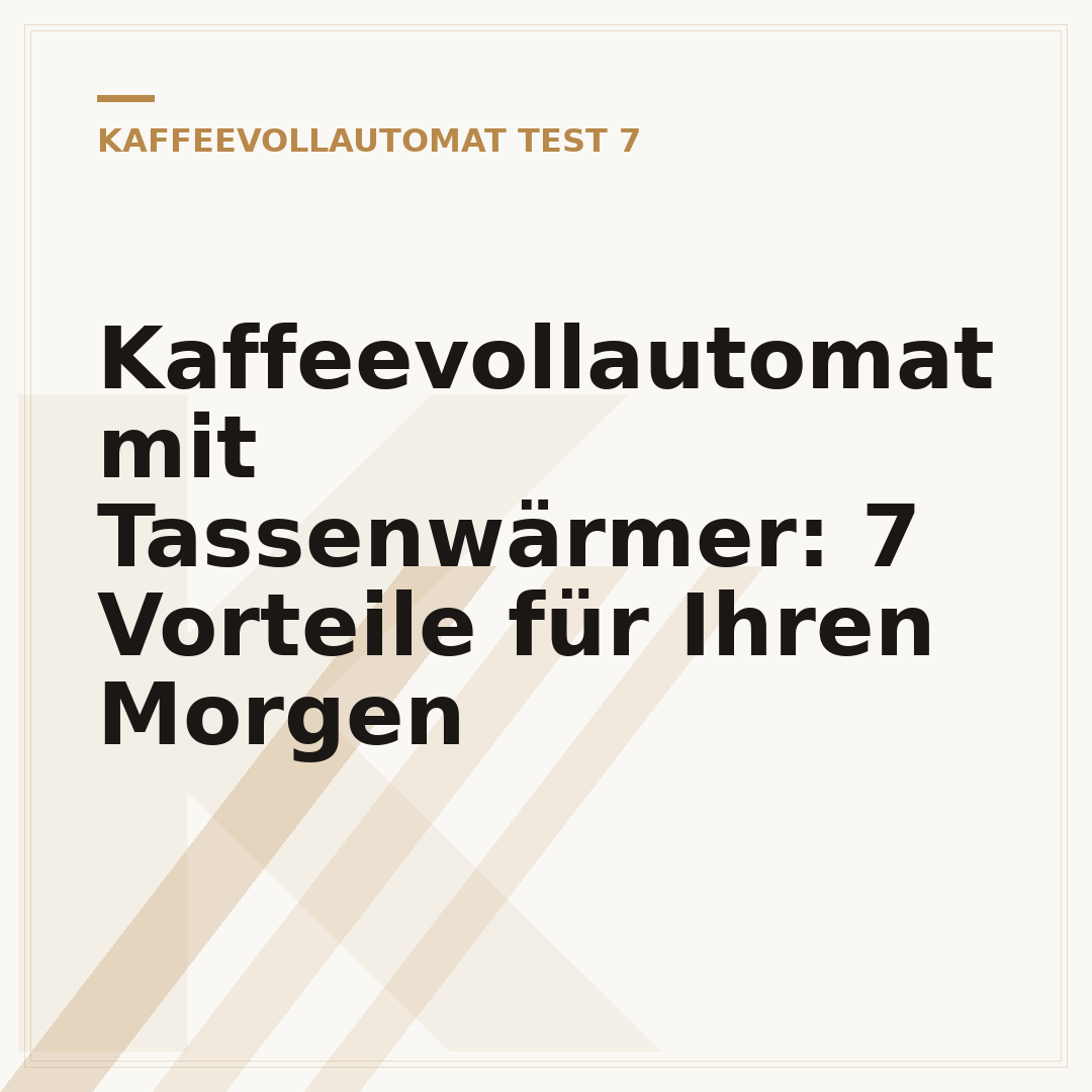 Kaffeevollautomat mit Tassenwärmer: 7 Vorteile für Ihren Morgen