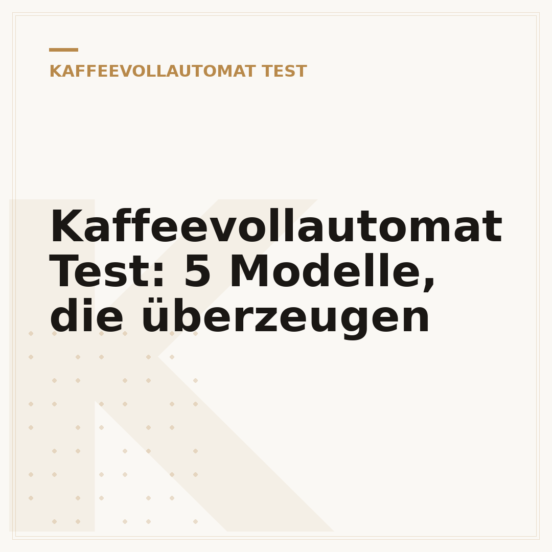 Kaffeevollautomat Test: 5 Modelle, die überzeugen