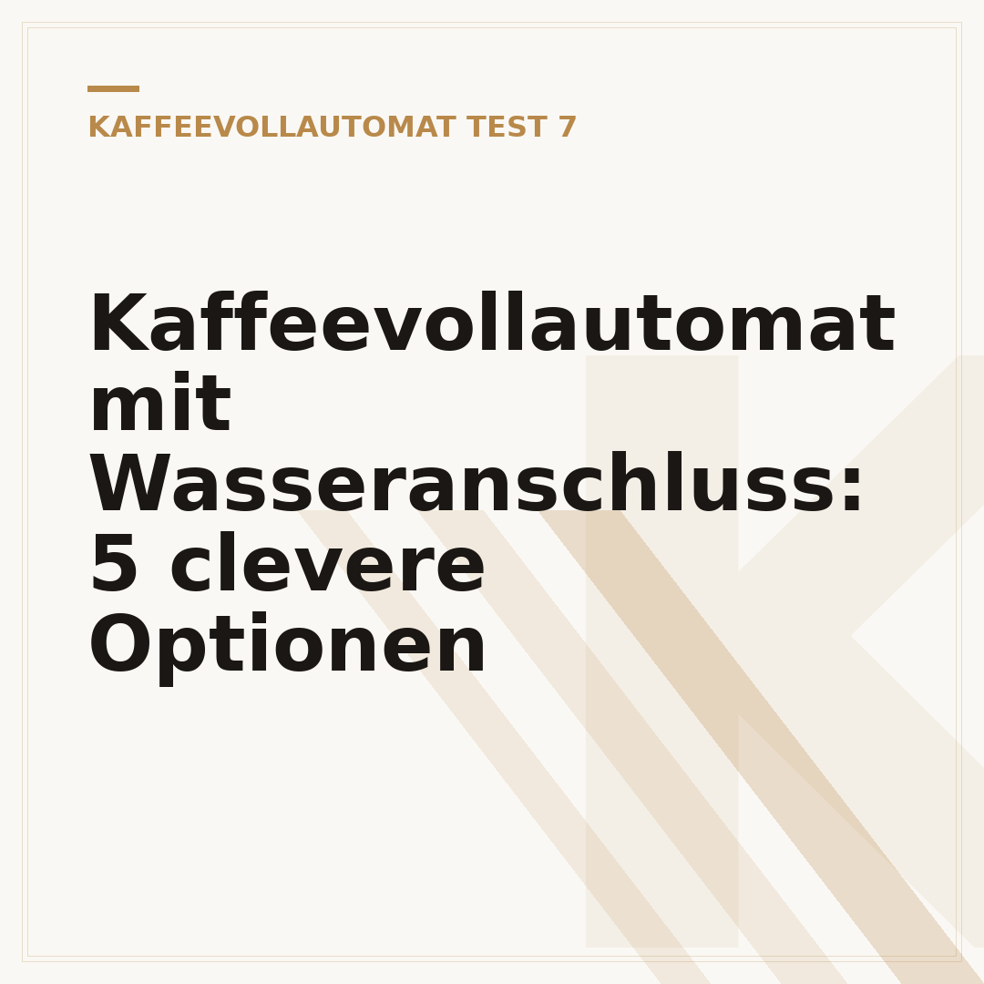 Kaffeevollautomat mit Wasseranschluss: 5 clevere Optionen