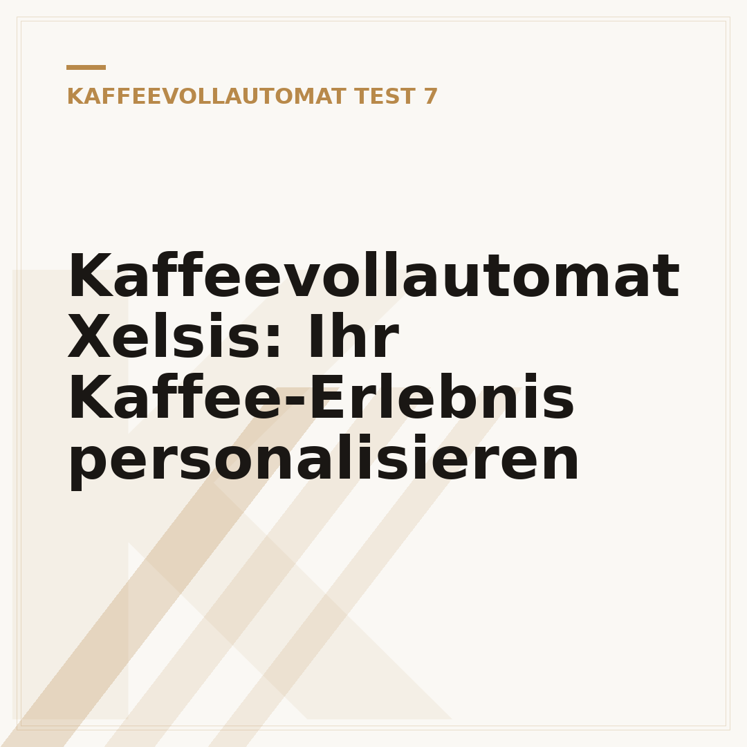 Kaffeevollautomat Xelsis: Ihr Kaffee-Erlebnis personalisieren