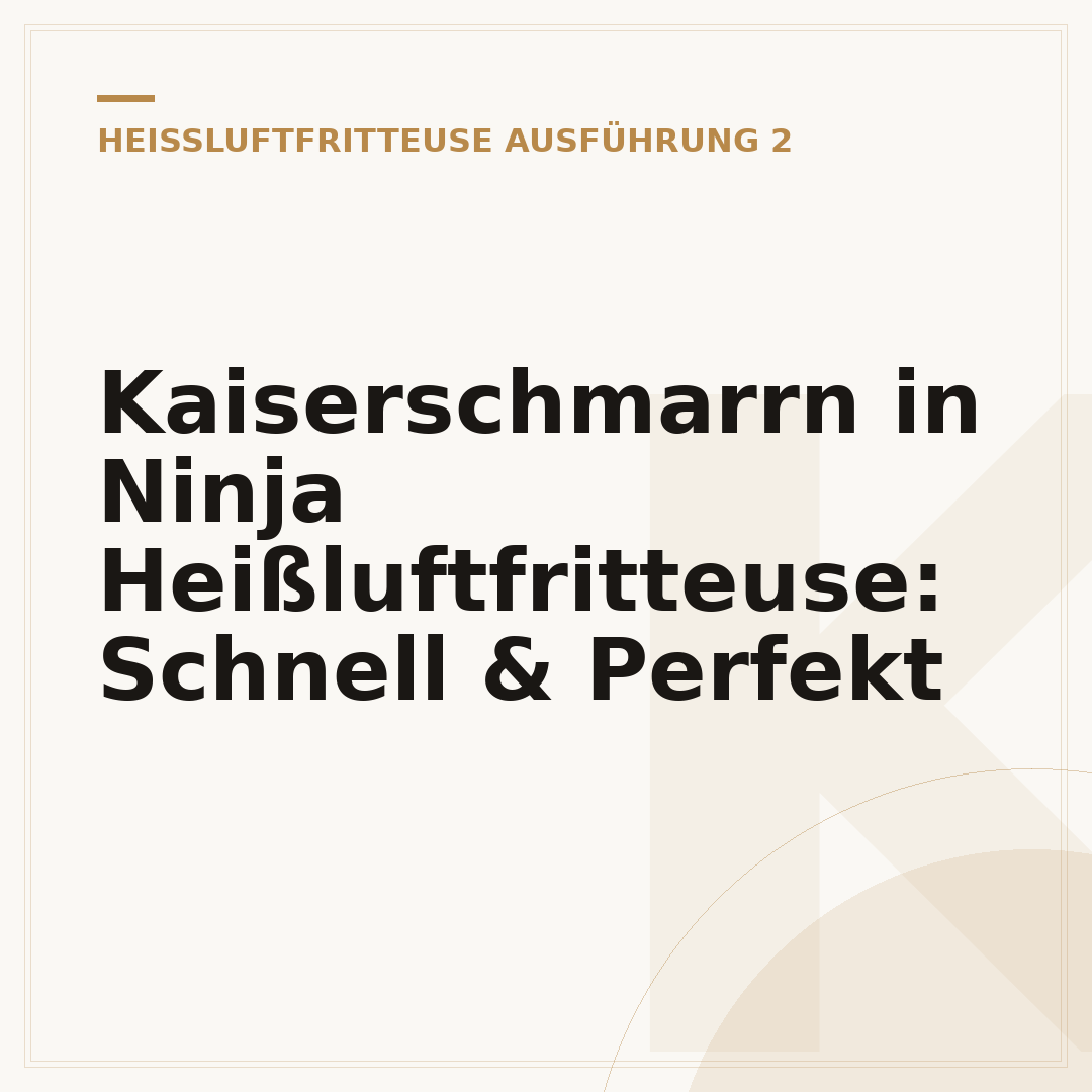 Kaiserschmarrn in Ninja Heißluftfritteuse: Schnell & Perfekt