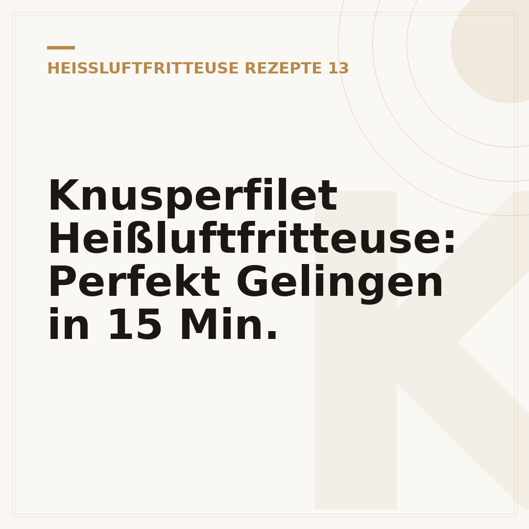 Knusperfilet Heißluftfritteuse: Perfekt Gelingen in 15 Min.