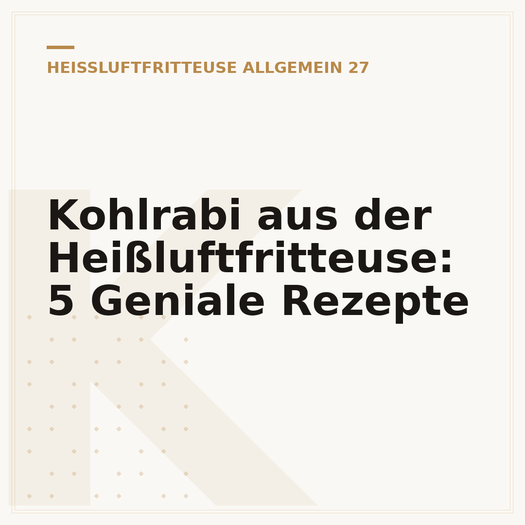 Kohlrabi aus der Heißluftfritteuse: 5 Geniale Rezepte