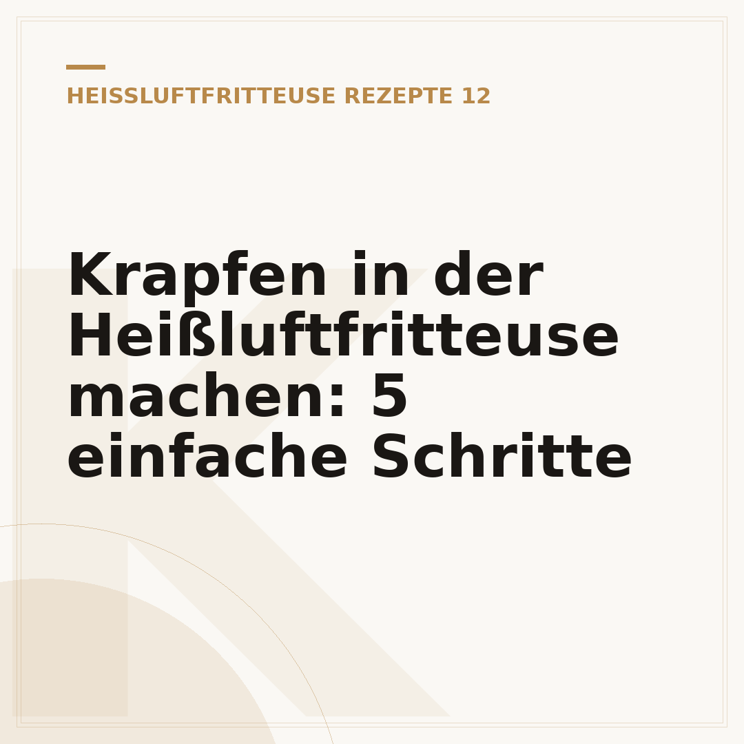 Krapfen in der Heißluftfritteuse machen: 5 einfache Schritte