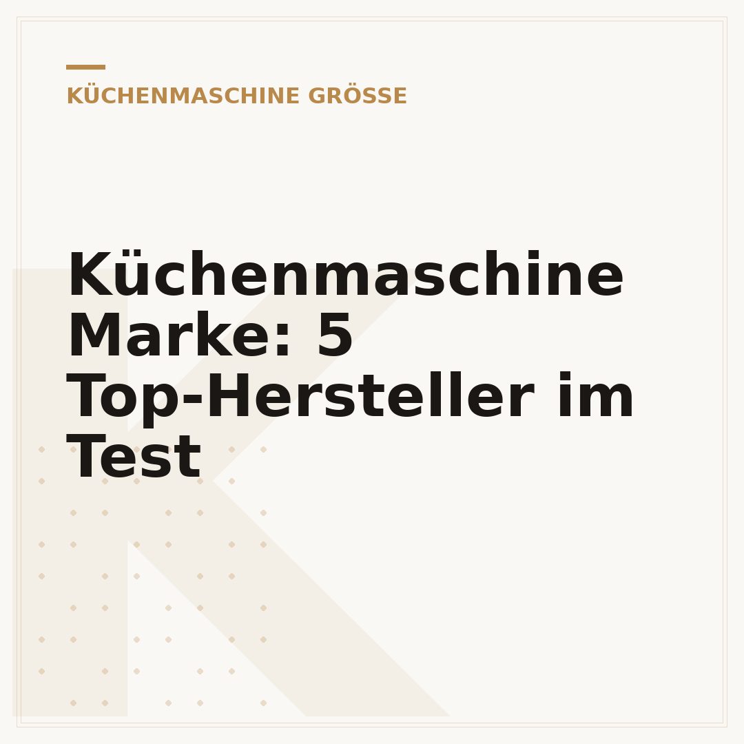 Küchenmaschine Marke: 5 Top-Hersteller im Test