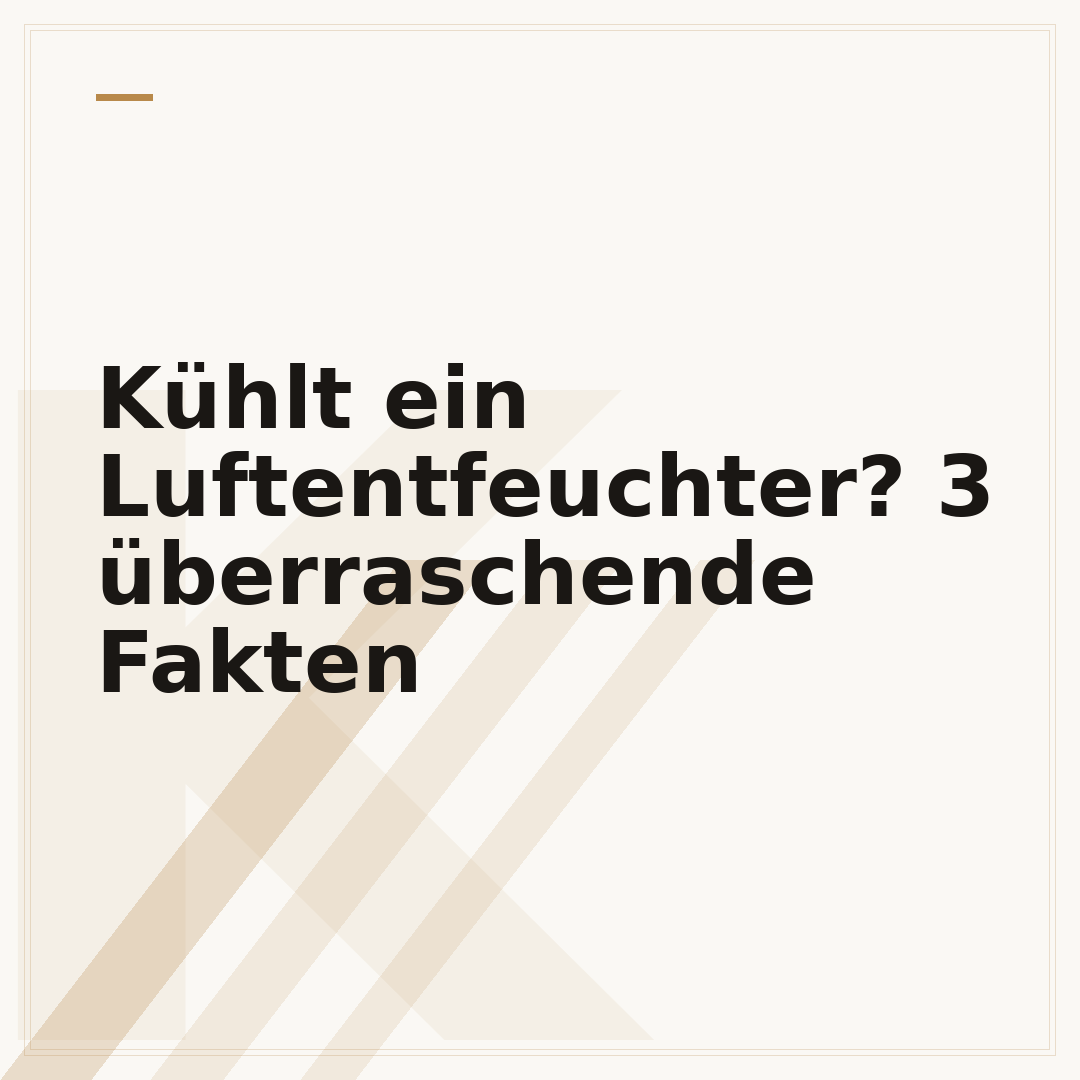 Kühlt ein Luftentfeuchter? 3 überraschende Fakten