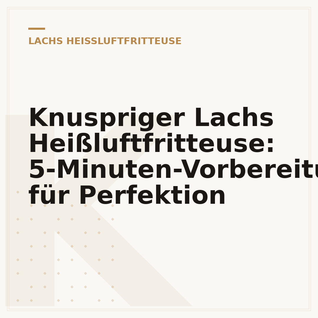 Knuspriger Lachs Heißluftfritteuse: 5-Minuten-Vorbereitung für Perfektion