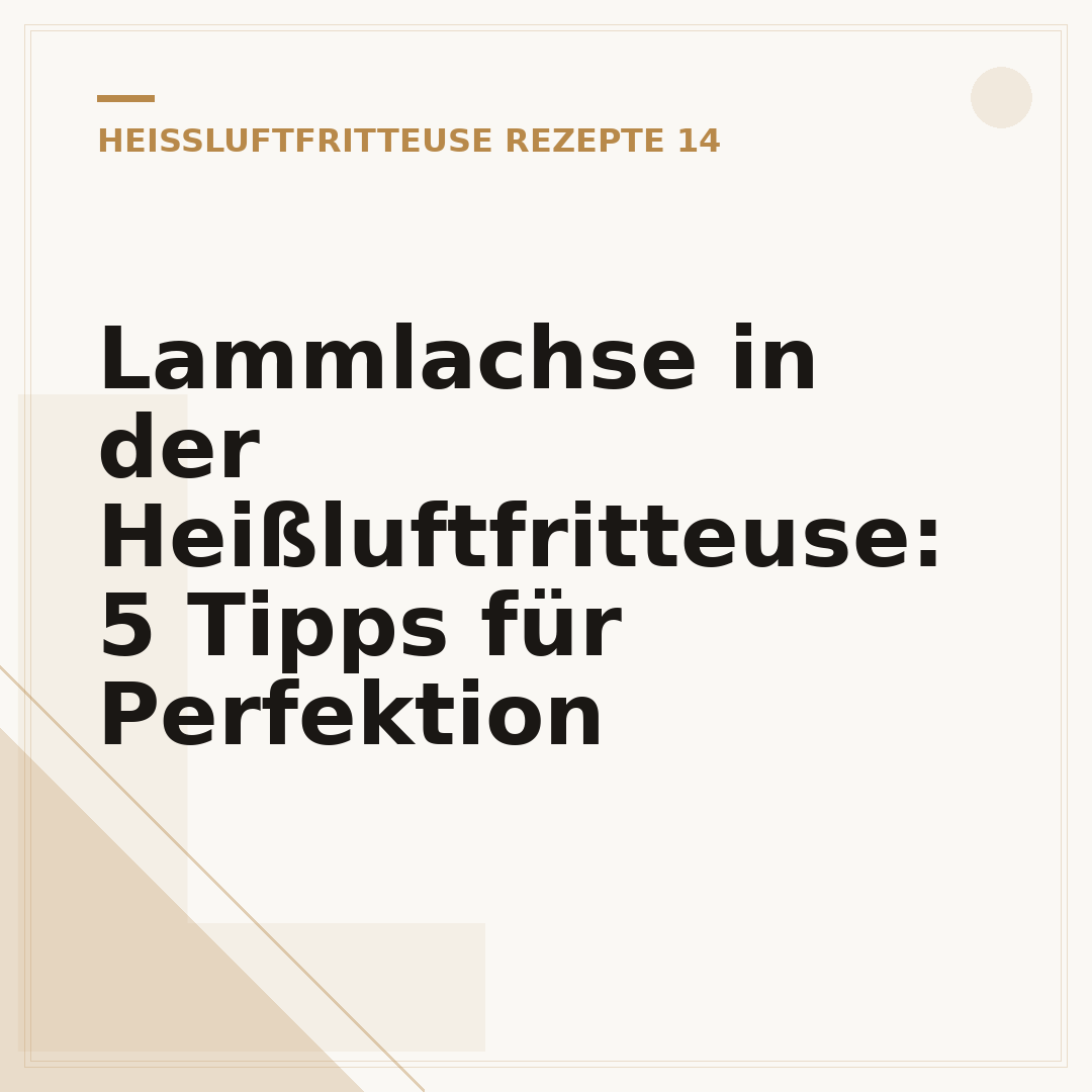 Lammlachse in der Heißluftfritteuse: 5 Tipps für Perfektion